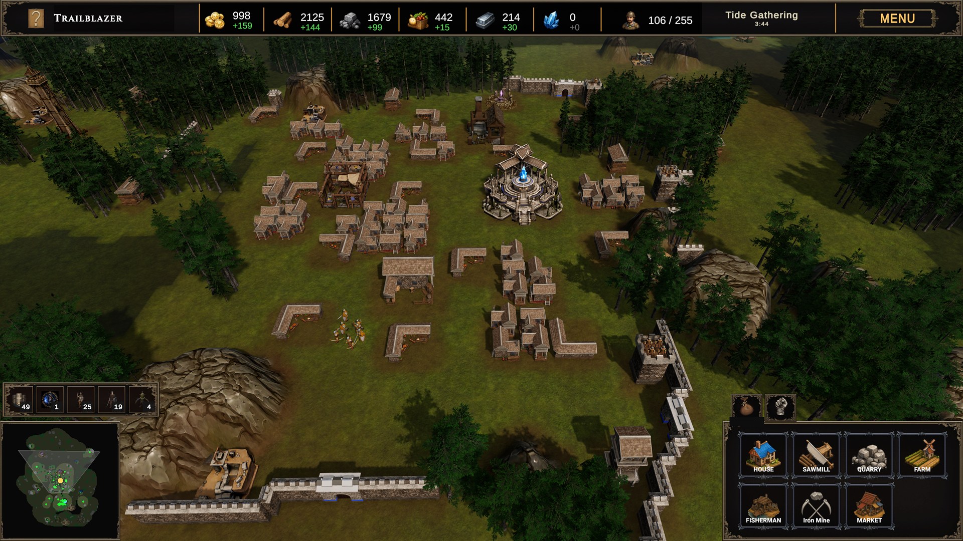 Fortress-city planning and expansion